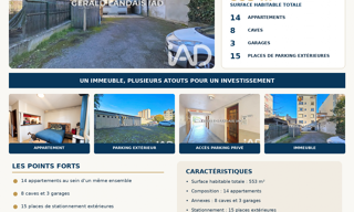 Immeuble  553 m² à vendre à Toulouse (31300)