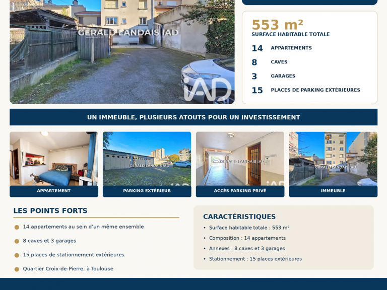 Vente Immeuble 553 m&sup2; — photo 1