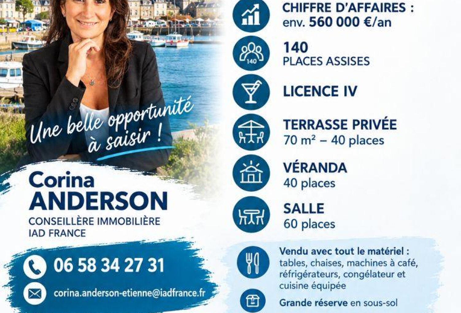 Vente Restaurant 210 m&sup2; — photo 1
