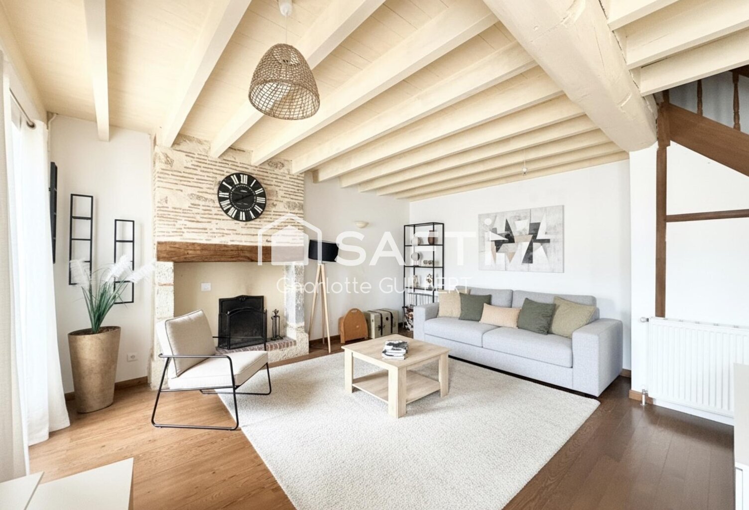 Maison en pierre T6 avec jardin et garage — photo 1