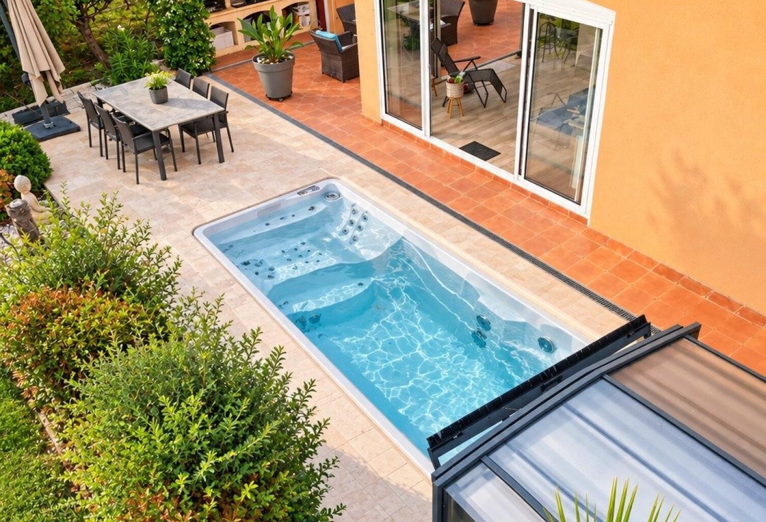 AGEN  VILLA CONTEMPORAINE DE PLAIN-PIED AVEC SUITE PARENTALE, SPA DE NAGE ET POOL HOUSE — photo 1