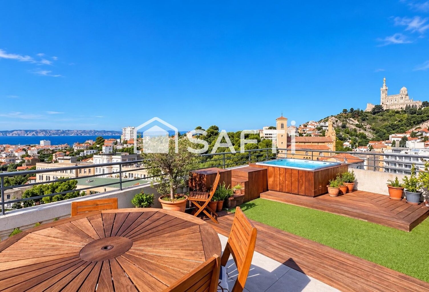 ROUCAS-BLANC  VASTE TERRASSE, VUE MAGIQUE — photo 1