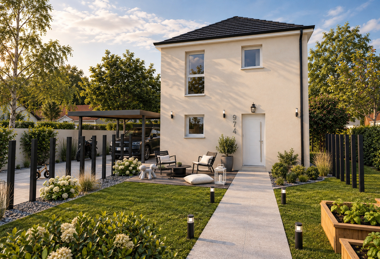 Votre maison neuve à Tomblaine, juste de l’autre côté de la Meurthe, avec un jardin à vous. — photo 1