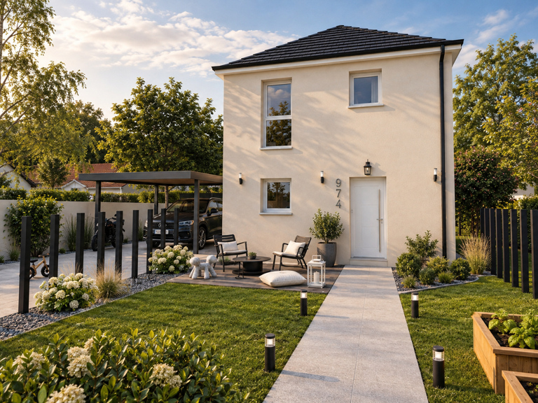 Votre maison neuve à Tomblaine, juste de l’autre côté de la Meurthe, avec un jardin à vous. — photo 1