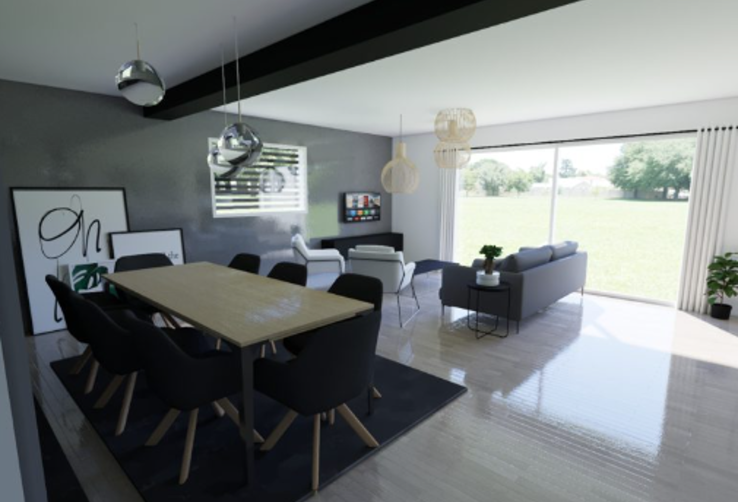 Vente maison à construire 94 m² Aigueperse (63260) — photo 1
