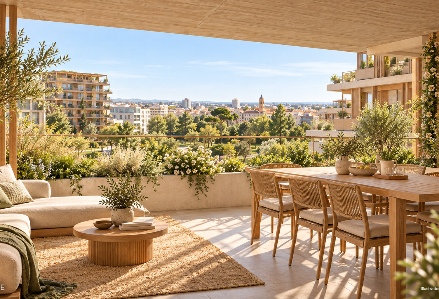 APPARTEMENT T4 AVEC TERRASSE EXCEPTIONNELLE AU COEUR DE MONTPELLIER — photo 1