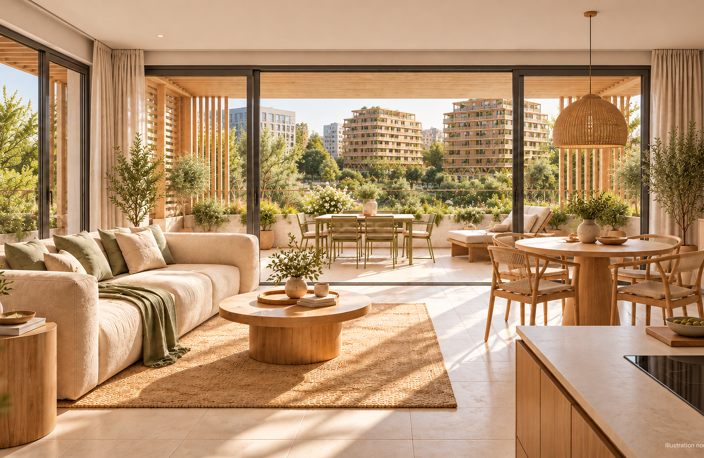 APPARTEMENT T4 AVEC TERRASSE EXCEPTIONNELLE AU COEUR DE MONTPELLIER — photo 2