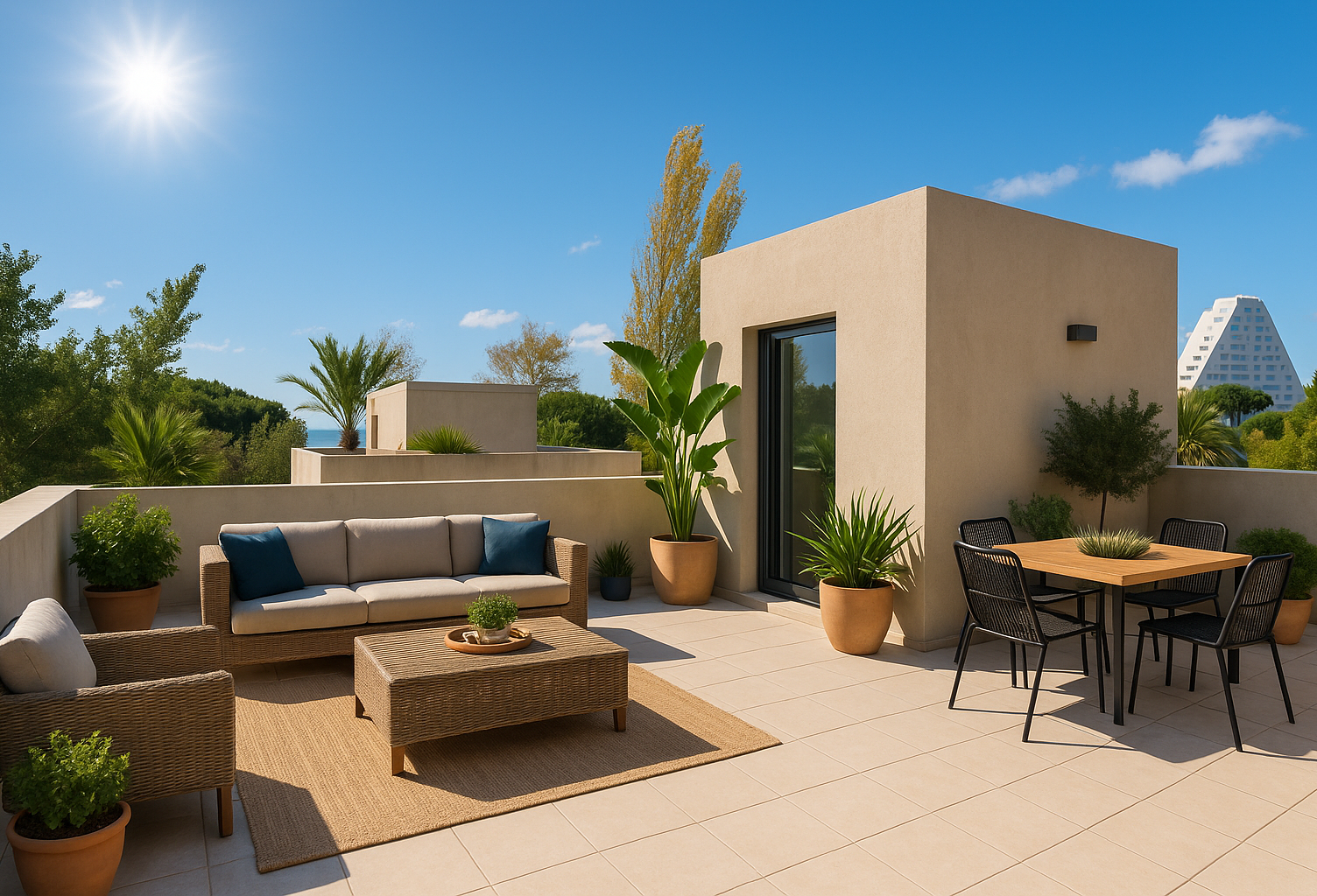 -T5 au dernier étage avec une terrasse de 80m² proche de toutes les commodités — photo 1