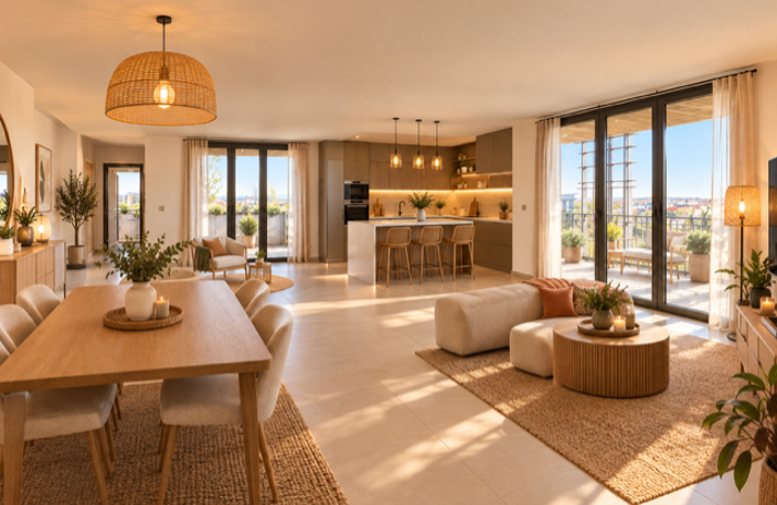 -T5 au dernier étage avec une terrasse de 80m² proche de toutes les commodités — photo 2