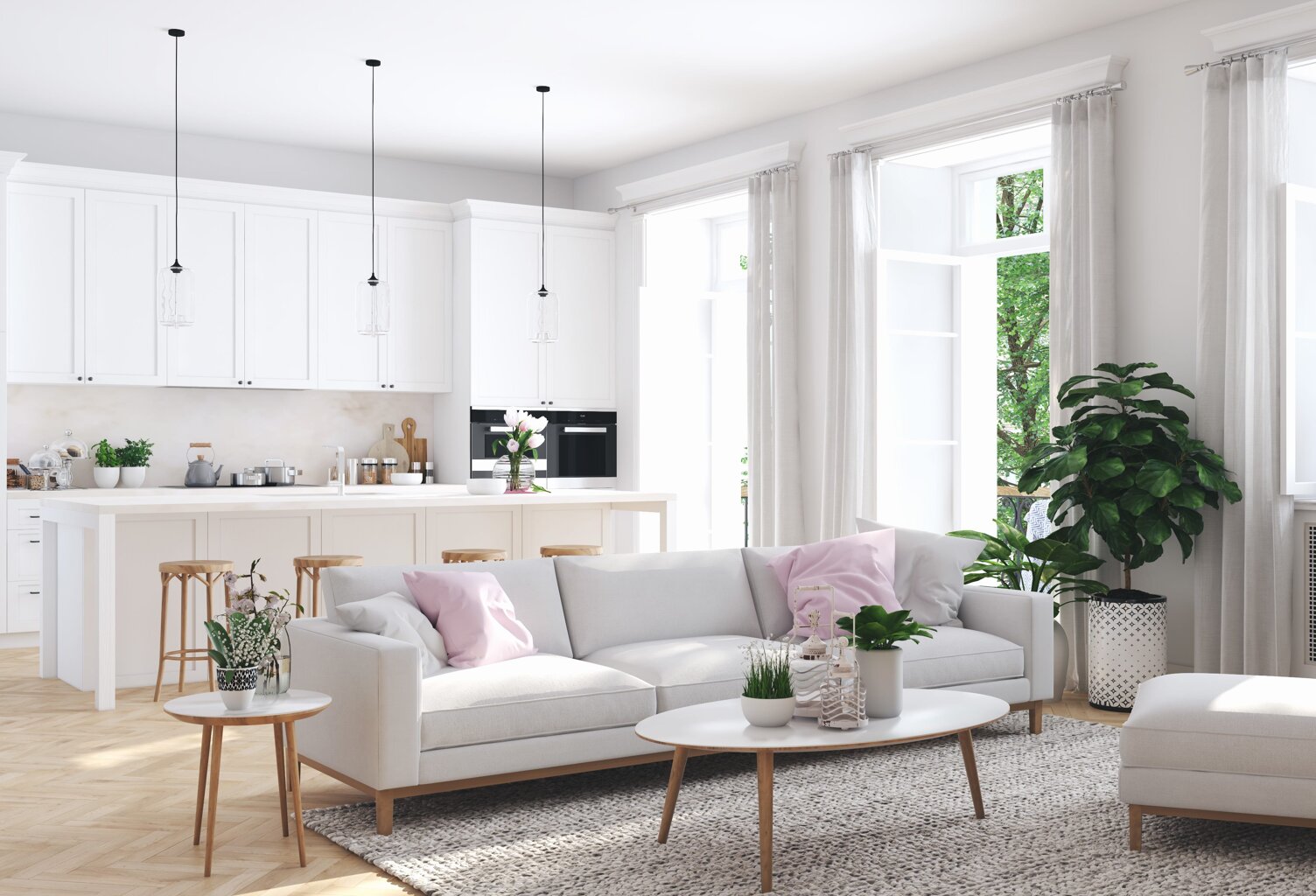 TERRASSE DE PLUS DE 30m² ! SALON LUMINEUX AVEC 2 OUVERTURES ! FAIRE VITE !  — photo 1
