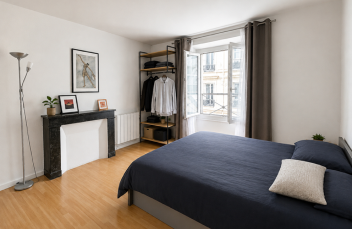 appartement 2 pièces vendu loué bail meublé 4ème étage — photo 3