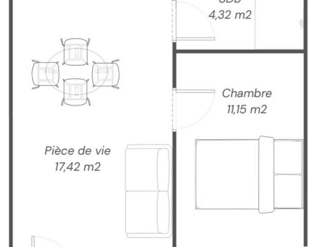 Vente Appartement 2 pièces — photo du bien