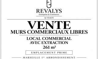 Commerce  271 m² à vendre à Marseille 1 (13001)
