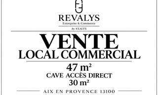 Commerce  47 m² à vendre à Aix-en-Provence (13100)
