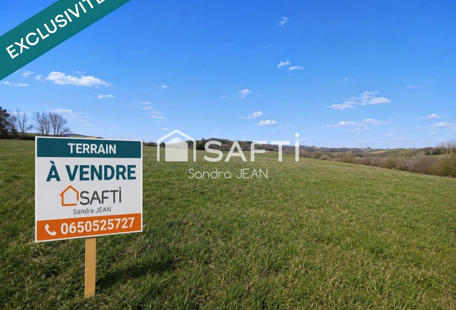 Terrain de 2 500 m² avec vue dégagée — photo 1