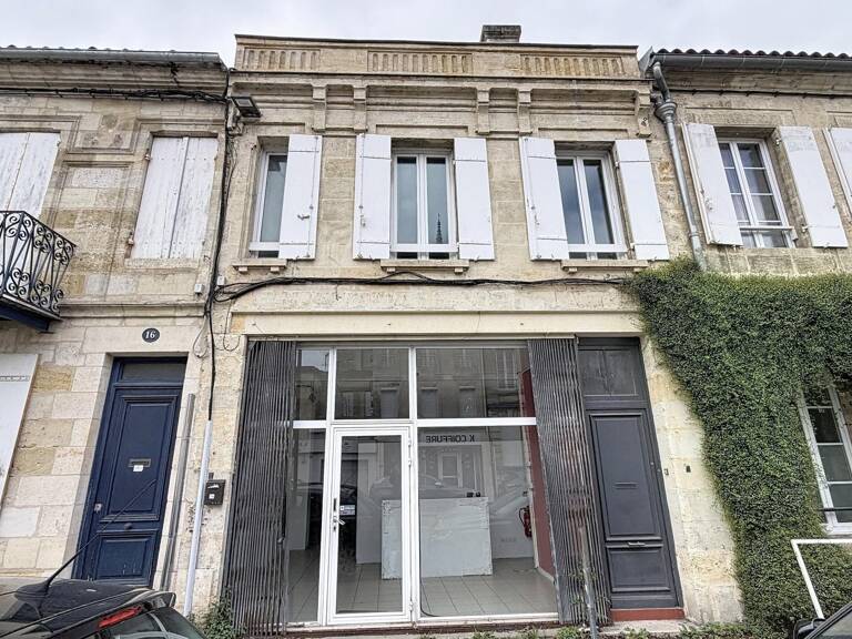IMMEUBLE MIXTE / LOCAL COMMERCIAL + HABITATION  LIBOURNE CENTRE — photo 1