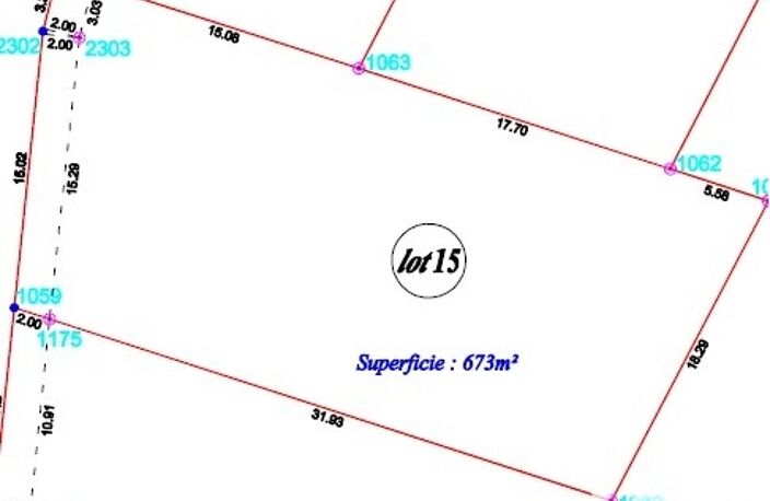 Vente Terrain 673 m&sup2; — photo 4
