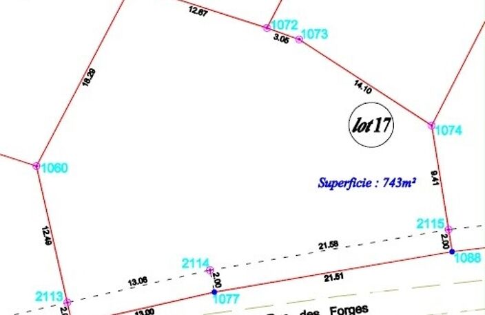 Vente Terrain à bâtir 743 m&sup2; — photo 4