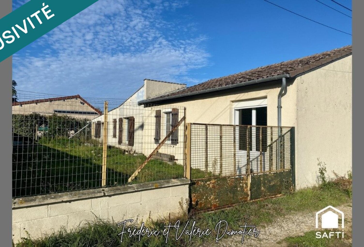 Plain-pied à rénover avec jardin  Un beau potentiel à révéler ! — photo 1