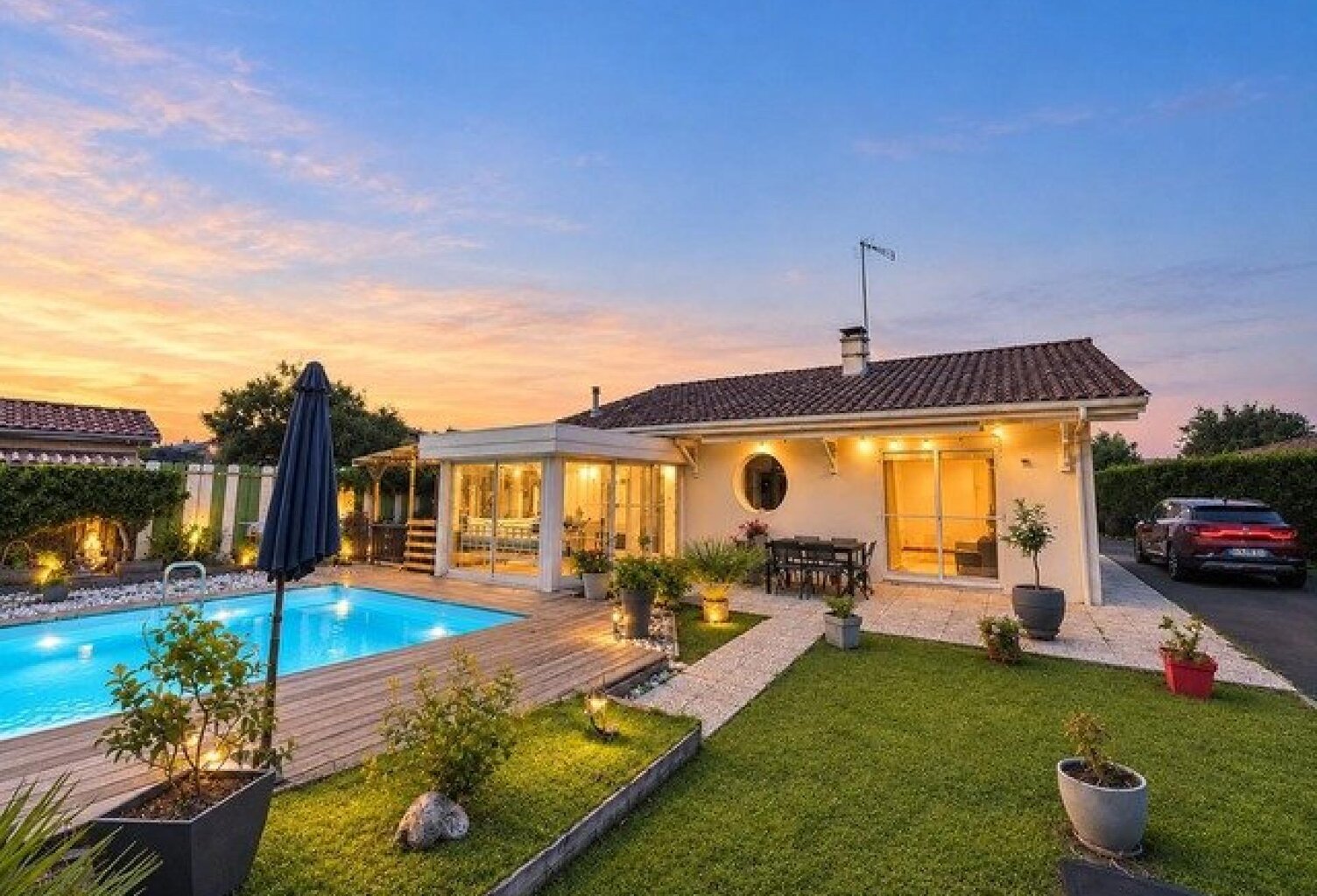 Maison à vendre, 5 pièces, piscine, garage, Le Teich. — photo 1