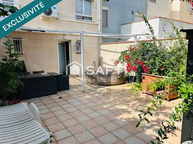 LE BARCARES,A 500M DE LA PLAGE,MAISON T5,GARAGE,2 EXTERIEURS — photo du bien