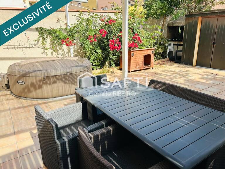 LE BARCARES,A 100M DE LA PLAGE,MAISON T5,GARAGE,2 EXTERIEURS — photo 1