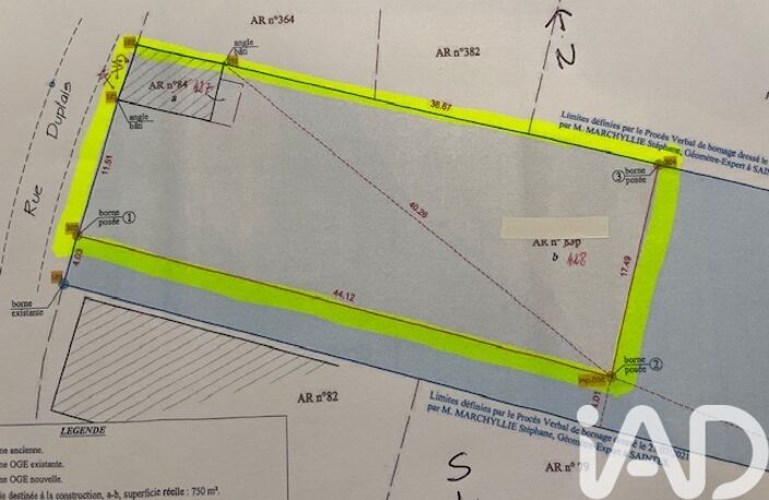 Vente Terrain 750 m&sup2; — photo 4