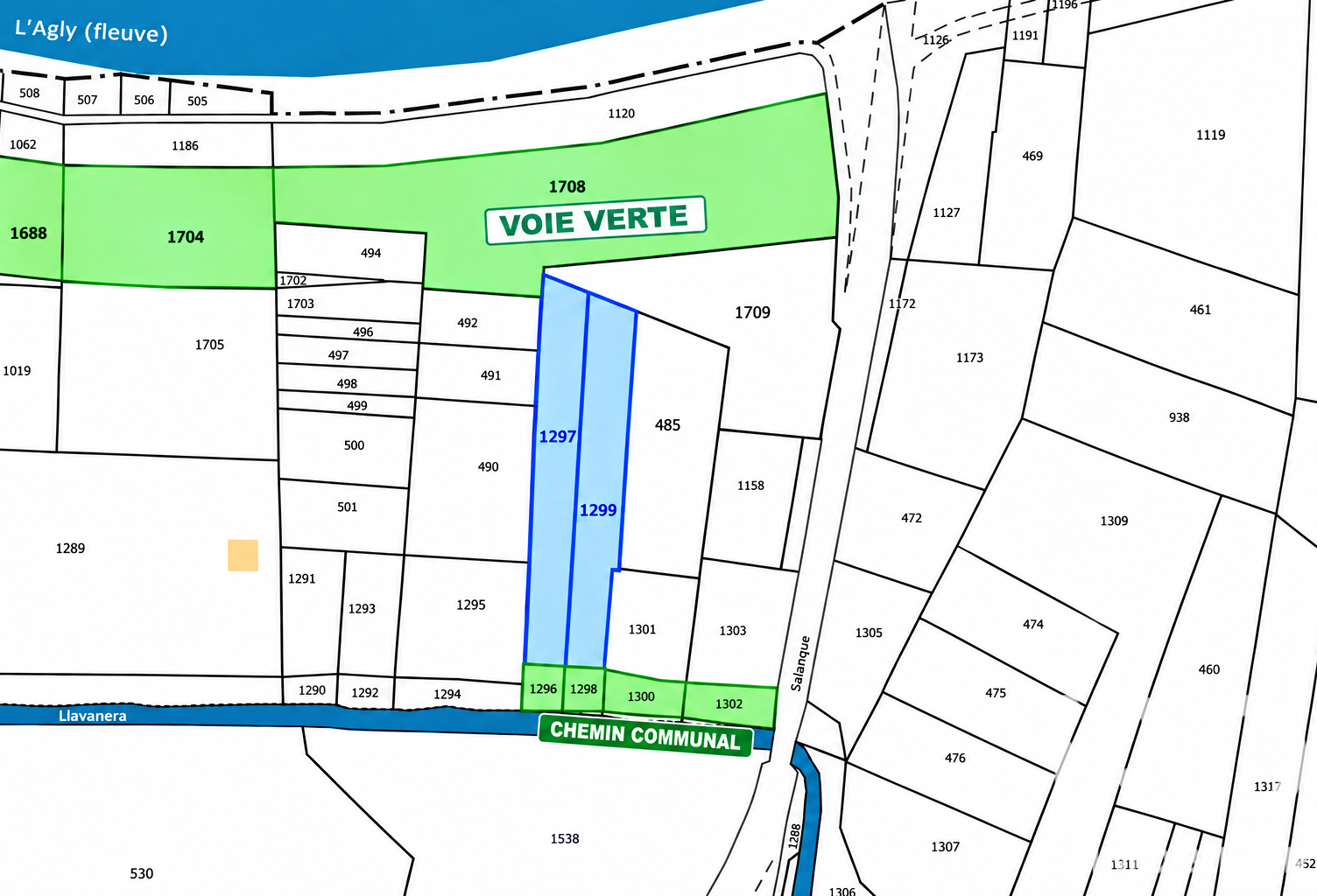 Vente Terrain agricole 3 523 m&sup2; — photo 1