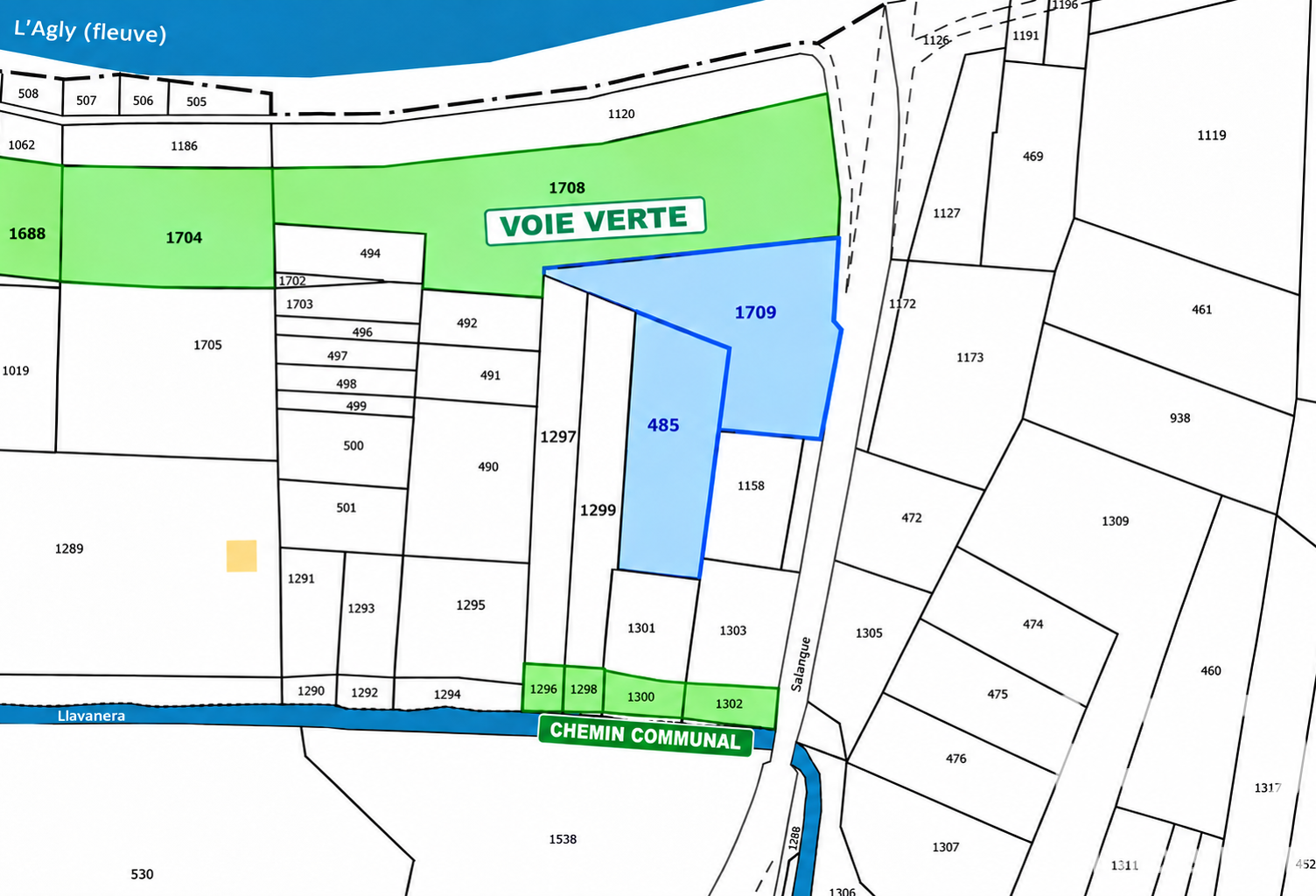 Vente Terrain agricole 5 709 m&sup2; — photo 1