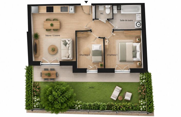 Vente Appartement 3 pièces — photo 2