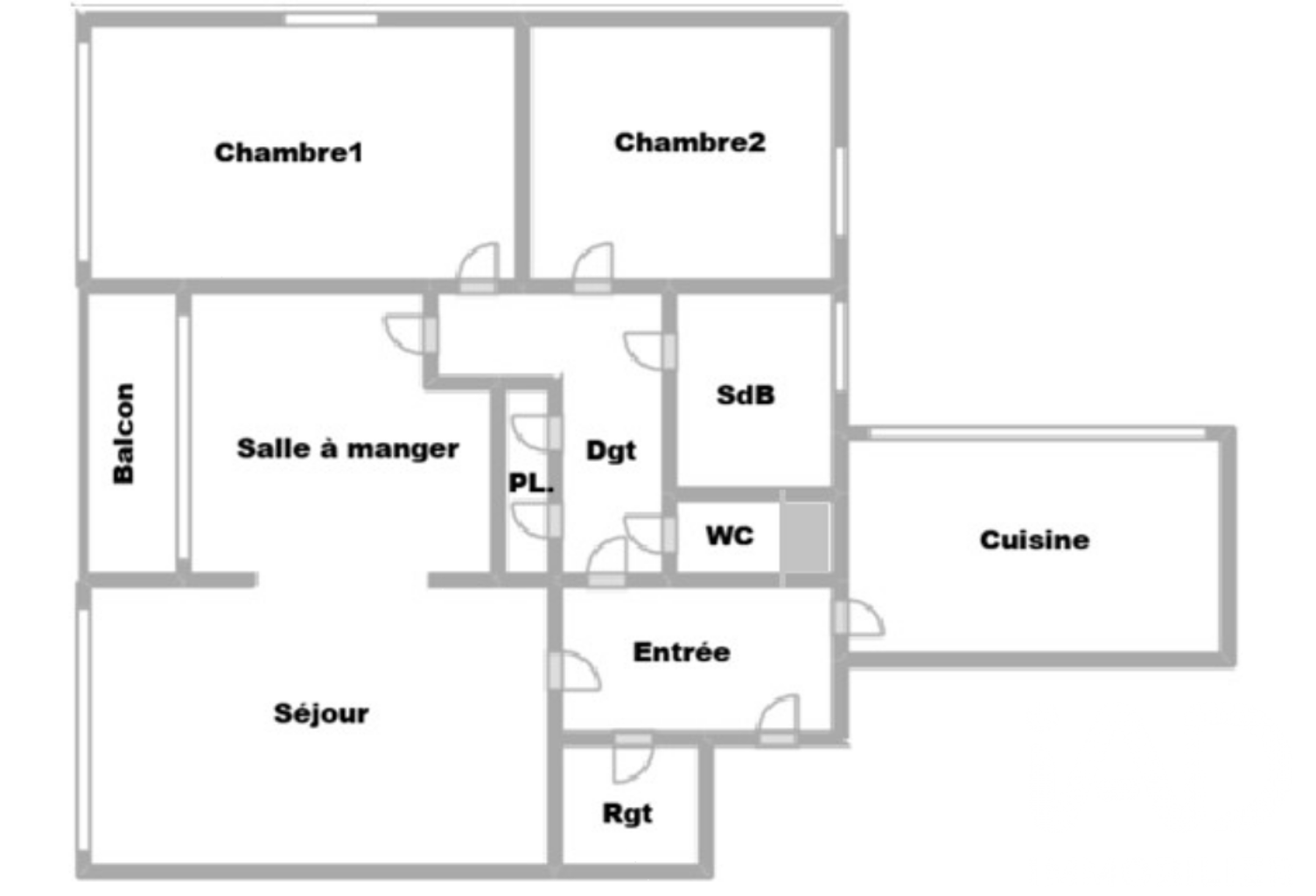 Vente Appartement 4 pièces — photo 1
