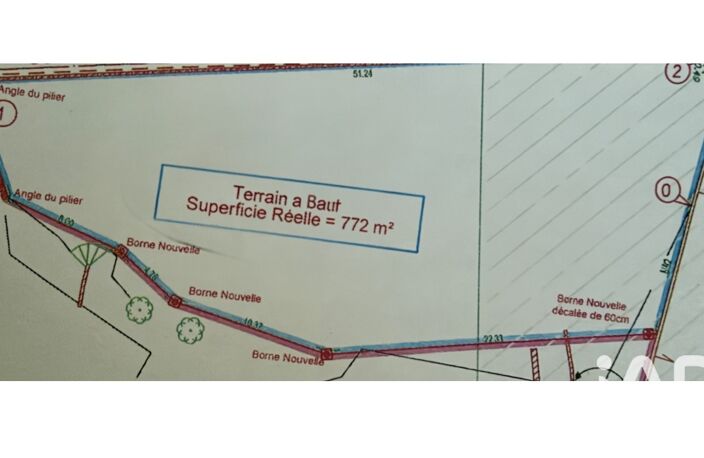 Vente Terrain à bâtir 772 m&sup2; — photo 2