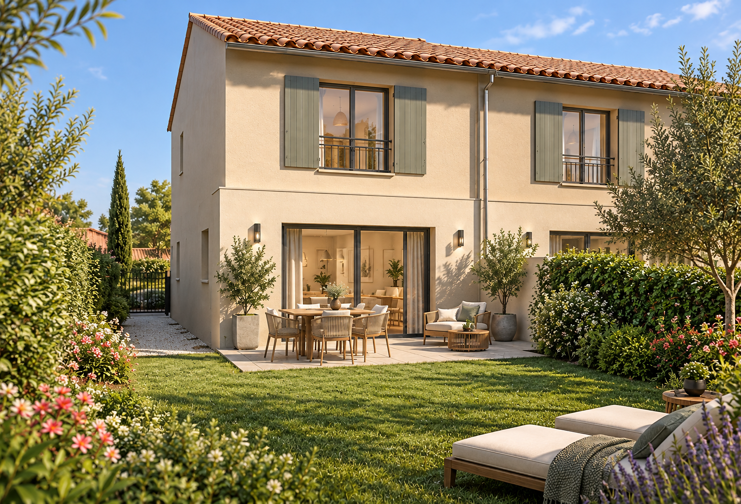 MANOSQUE – T3 DUPLEX AVEC JARDIN – 184 000 € EN TVA RÉDUITE — photo 1