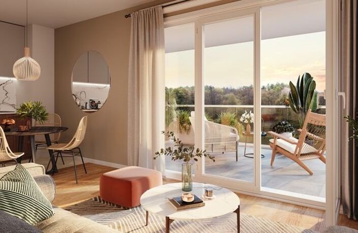 T2 DERNIER ETAGE TERRASSE - FRAIS DE NOTAIRE OFFERTS - LE PLESSIS BOUCHARD — photo 2