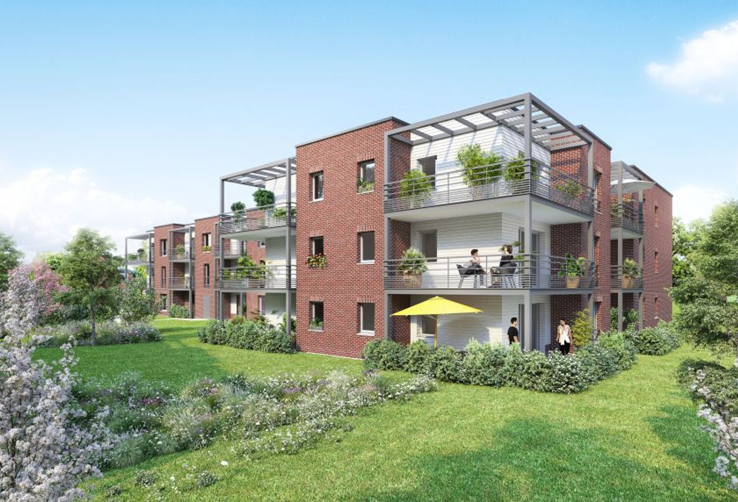 Appartement Valenciennes 2 pièce(s) 45.40 m2 — photo 1