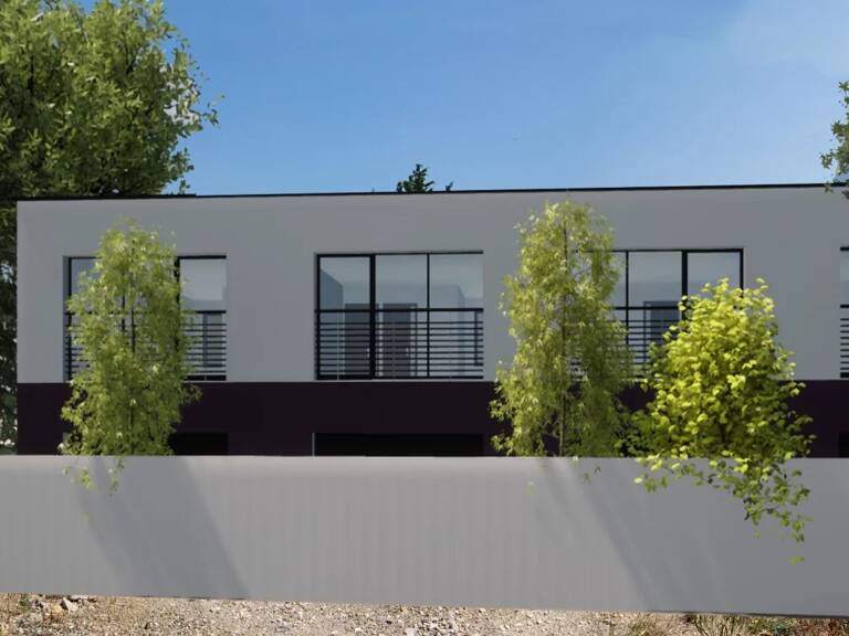 Bernis, plateau brut 70m² en duplex R+1 dans résidence neuve de 8 lots identiques et regroupables — photo 1