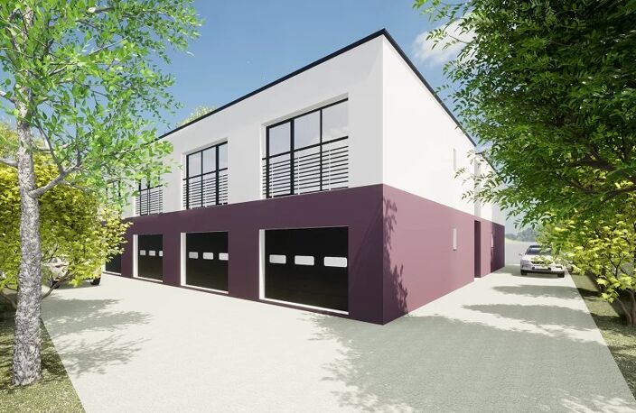 Bernis, plateau brut 70m² en duplex R+1 dans résidence neuve de 8 lots identiques et regroupables — photo 2