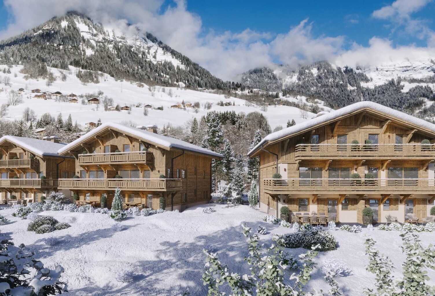 Praz-sur Arly, appartement T6 en triplex, 5chs, garage, jardin 200m² — photo 1
