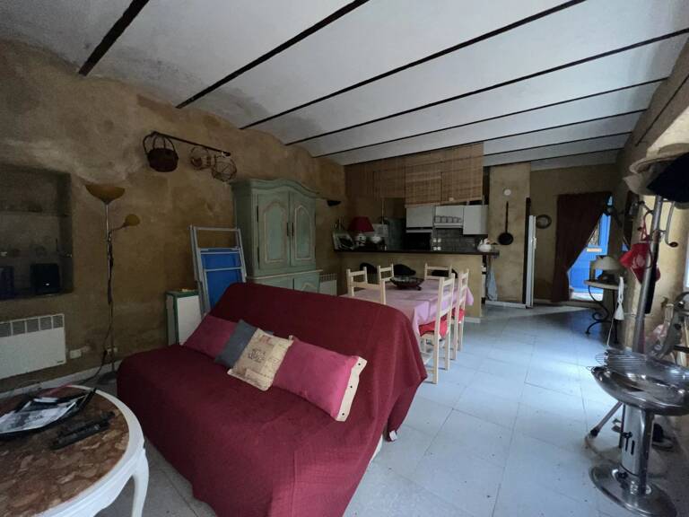 Maison de village, Sainte-Cécile d'Andorge, 90m², 2 chambres, terrasse 8m² sur impasse — photo 1