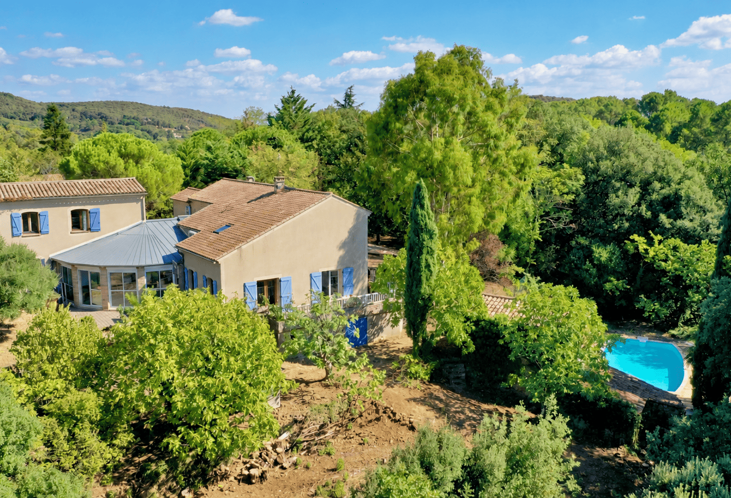 Cévennes : Propriété unique avec piscine, Mazet et terrain attenant de plus de 9000 m2 — photo 1