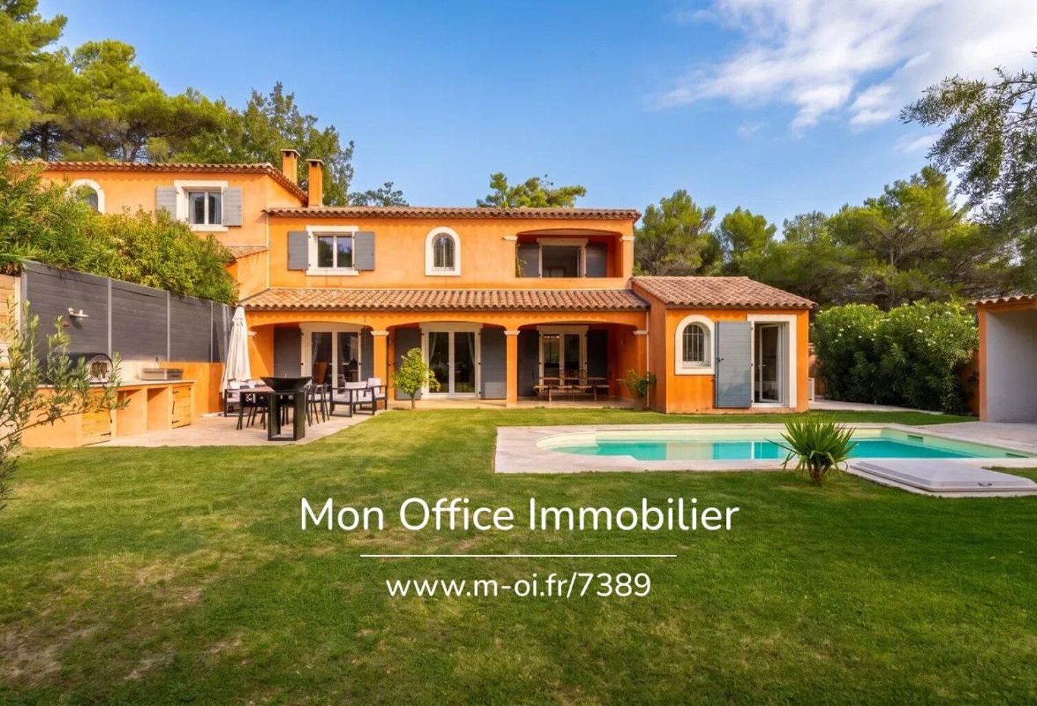 Référence : 7389-JDO - Maison familiale 4 chambres avec piscine et terrain de 1 260 m² à Venelles — photo 1