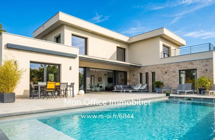 Référence : 6844-AUS. - Maison contemporaine, 4 chambres, Jardin, piscine et garage - Ventabren — photo 3