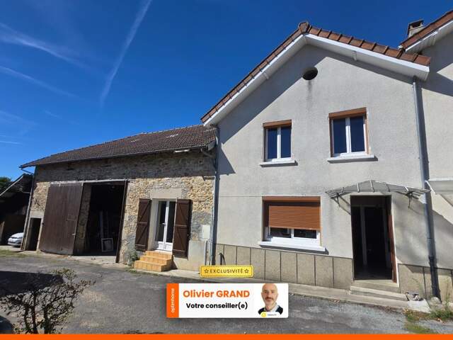 Maison de village en Pierre 5p + Grange + Garage + Jardin - Proche Saint-Junien — photo du bien