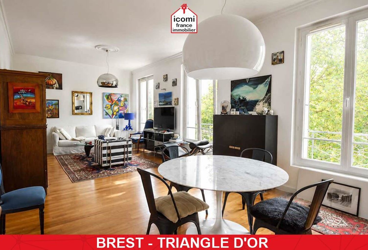 FINISTERE - Brest (29200) - A VENDRE - APPARTEMENT DUPLEX DE 110 M²- 3 CHAMBRES - CAVE - ASCENSEUR - DALLE BETON - CHAUFFAGE INDIVIDUEL — photo 1