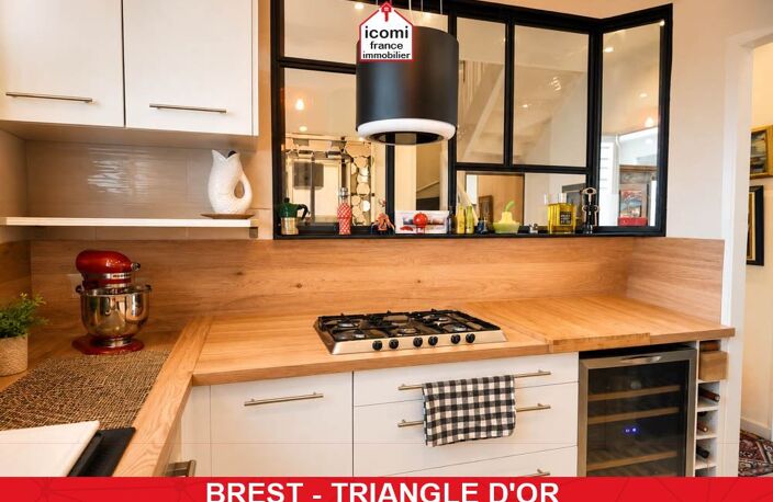 FINISTERE - Brest (29200) - A VENDRE - APPARTEMENT DUPLEX DE 110 M²- 3 CHAMBRES - CAVE - ASCENSEUR - DALLE BETON - CHAUFFAGE INDIVIDUEL — photo 4