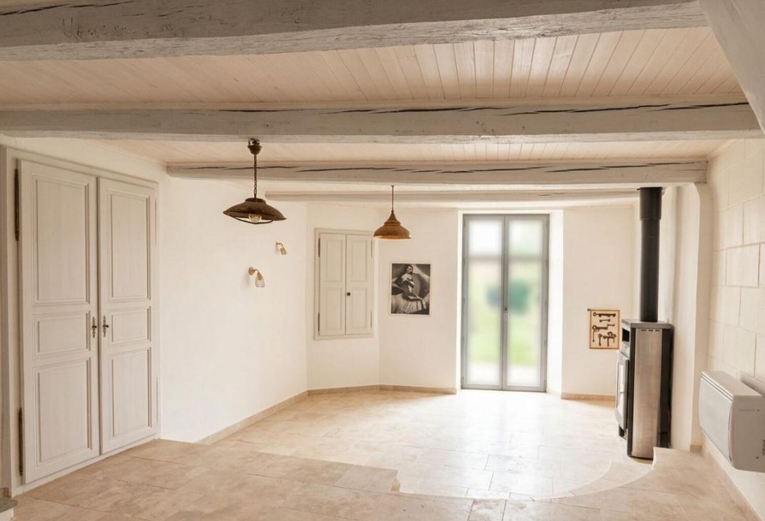 À Vendre à Saint Bonnet du Gard - Maison de village 84m² - 2 chambres - cour — photo 1