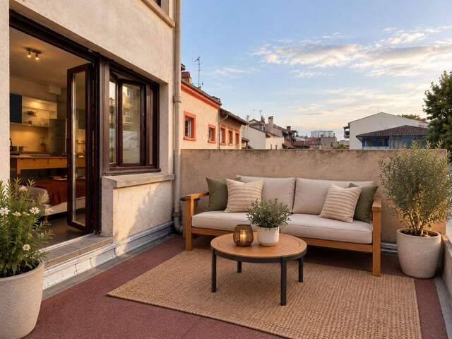 Toulouse Saint Aubin Beau Studio avec terrasse de plus de 10m² au calme absolu! — photo du bien