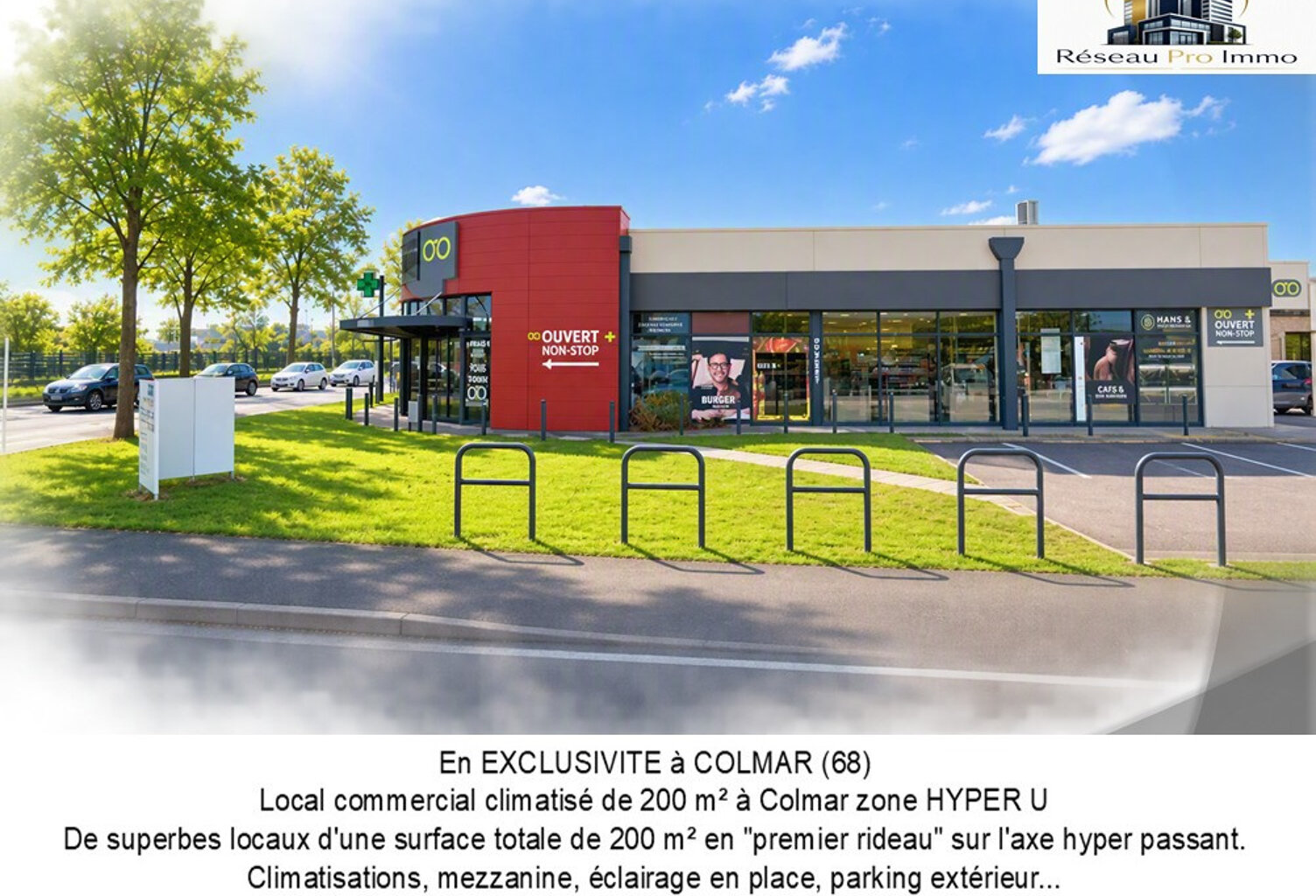 Local commercial Climatisé de 200 m2 à Colmar emplacement No — photo 1