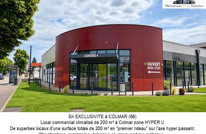 Local commercial Climatisé de 200 m2 à Colmar emplacement No — photo 2