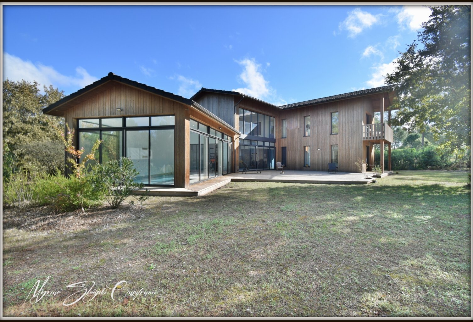 Villa contemporaine à vendre 6 pièces Mimizan(40) de 198 m² quartier paisible — photo 1